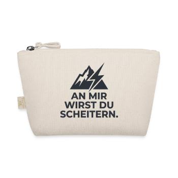An mir wirst du scheitern - Bio-Täschchen - Natur - Vorne