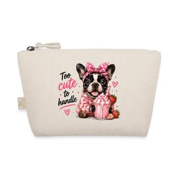 Trop mignon pour manipuler bouledogue français fraise - Trousse biologique - nature - Devant