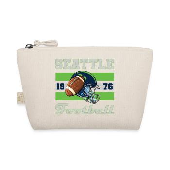 Seattle Football Shirt - Bio-Täschchen - Natur - Vorne