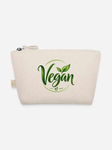 Vegan - Veganer - fleischfrei - fleischlos - Bio-Täschchen - Natur