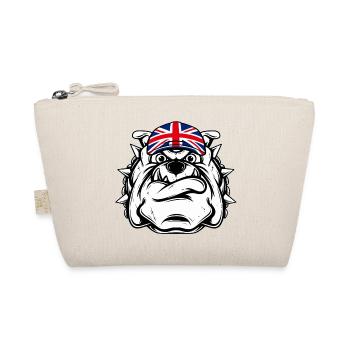 Britische Bulldogge - Bio-Täschchen - Natur - Vorne
