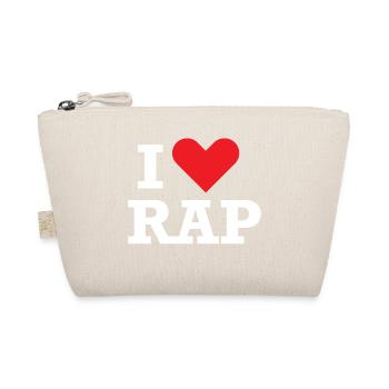 Ich liebe RAP - Bio-Täschchen - Natur - Vorne