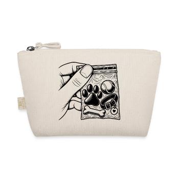 Addiction Dog Love Doggie – Ballpfotenbeutel - Bio-Täschchen - Natur - Vorne