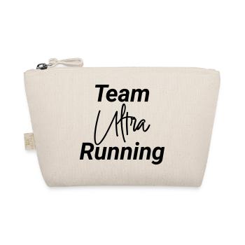 Team Ultra Running Laufen Shirt - Bio-Täschchen - Natur - Vorne