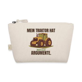 Mein Traktor hat mehr PS als du Argumente – Trakto - Bio-Täschchen - Natur - Vorne