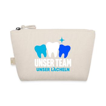Unser Team unser Lächeln – Zahnarztpraxis - Bio-Täschchen - Natur - Vorne