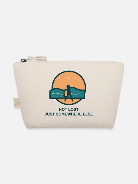 Not Lost Just Somewhere Else - Bio-Täschchen - Natur