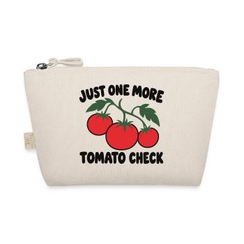Tomatenanbausucht – lustiges Gartenzitat - Bio-Täschchen - Natur - Vorne