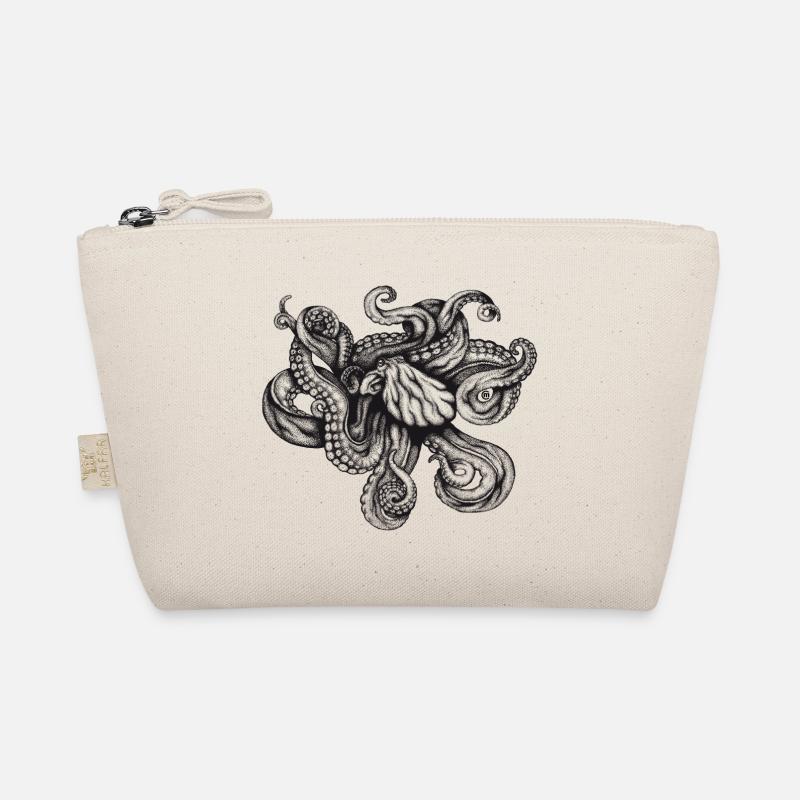 Octopus - Organic Pouch - nature