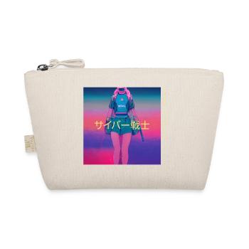 Cyber Warrior Cyberkrieger - Organic Pouch - nature - Front