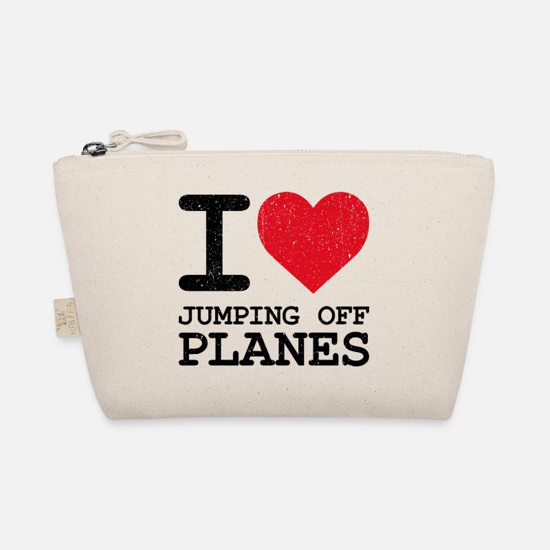 Fallschirmspringen Leidenschaft Design. Perfektes Adrenalin-Geschenk Bio-Täschchen