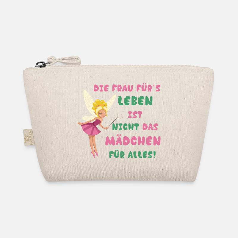 Die Frau fürs Leben Fee Statement cooler Spruch Bio-Täschchen