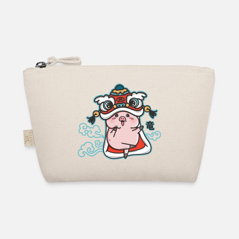 Piggy Dragon Organic Pouch