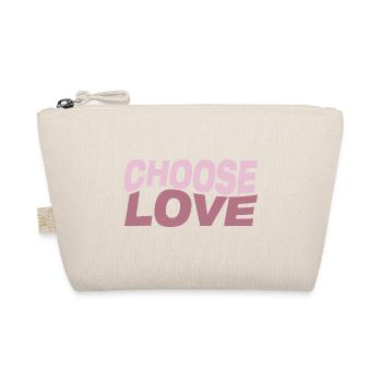 choose the love - Bio-Täschchen - Natur - Vorne