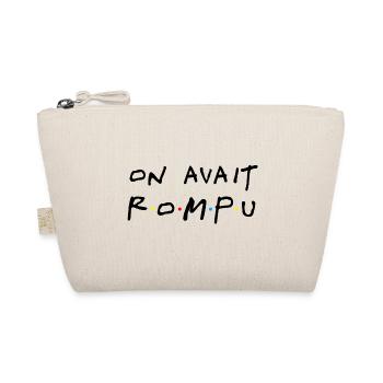 On avait rompu (noir) - Trousse biologique - nature - Devant