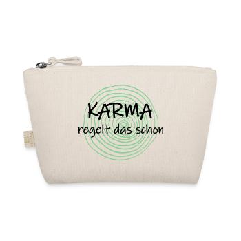Karma regelt das schon - Bio-Täschchen - Natur - Vorne