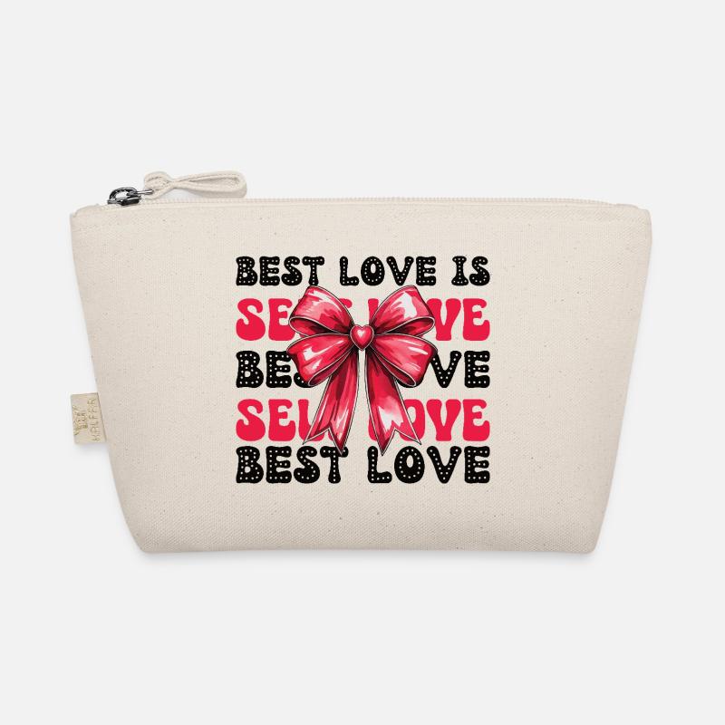 Selbstliebe Valentinstag Kokette Bio-Täschchen