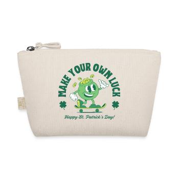Make Your Own Luck - St. Patrick's Day - Organic Pouch - nature - Front