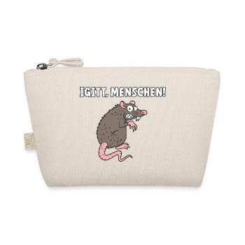 Igitt Menschen - Bio-Täschchen - Natur - Vorne