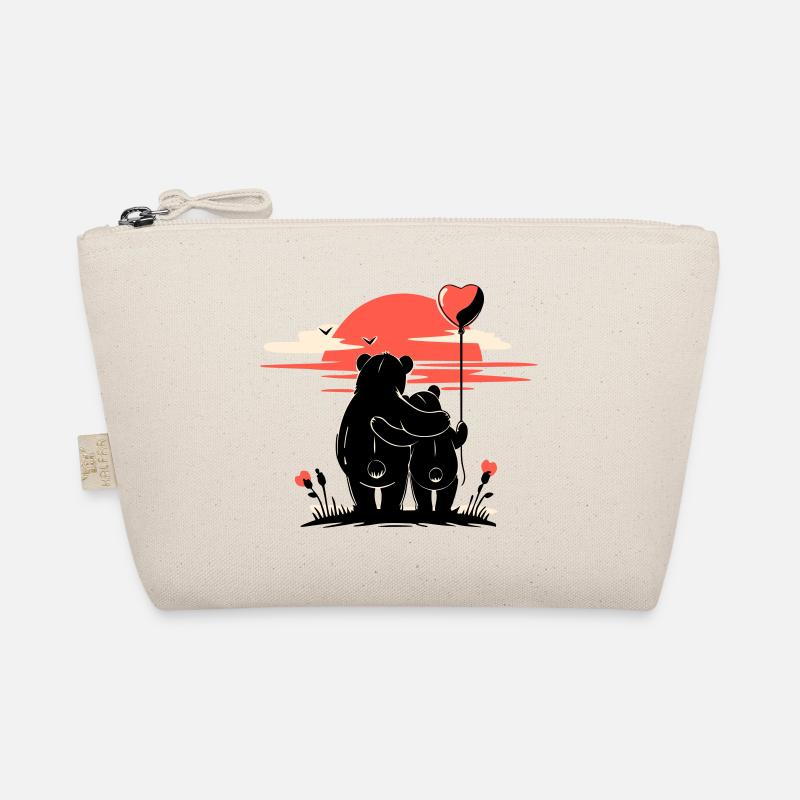 Bear in Love - Romantic Sunset Organic Pouch