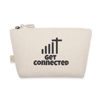 Jesus Connect with God Pastor Believer - Organic Pouch - nature - Front