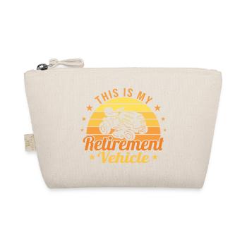 Lawn Tractor Retirement Ride-on Lawn Mower Pensioners - Organic Pouch - nature - Front