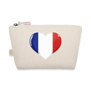DRAPEAU DE LA FRANCE DRAPEAU COEUR FRANCE - Trousse biologique - nature - Devant