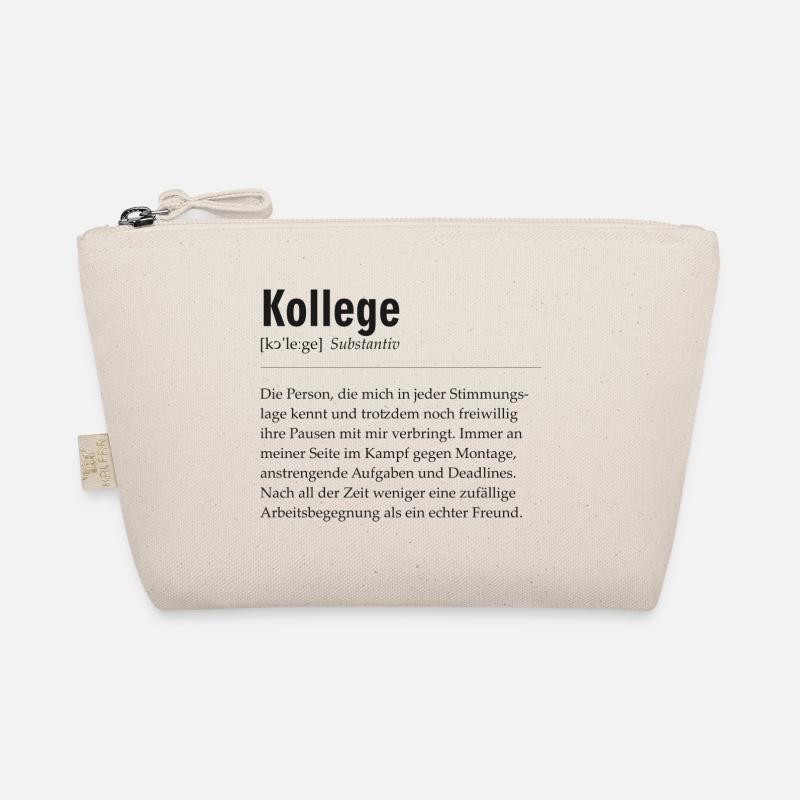 Spruchdesign - Kollege - Bio-Täschchen - Natur