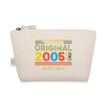Vintage-Geburtstagsgeschenk Jahrgang 2005 - Bio-Täschchen - Natur - Vorne