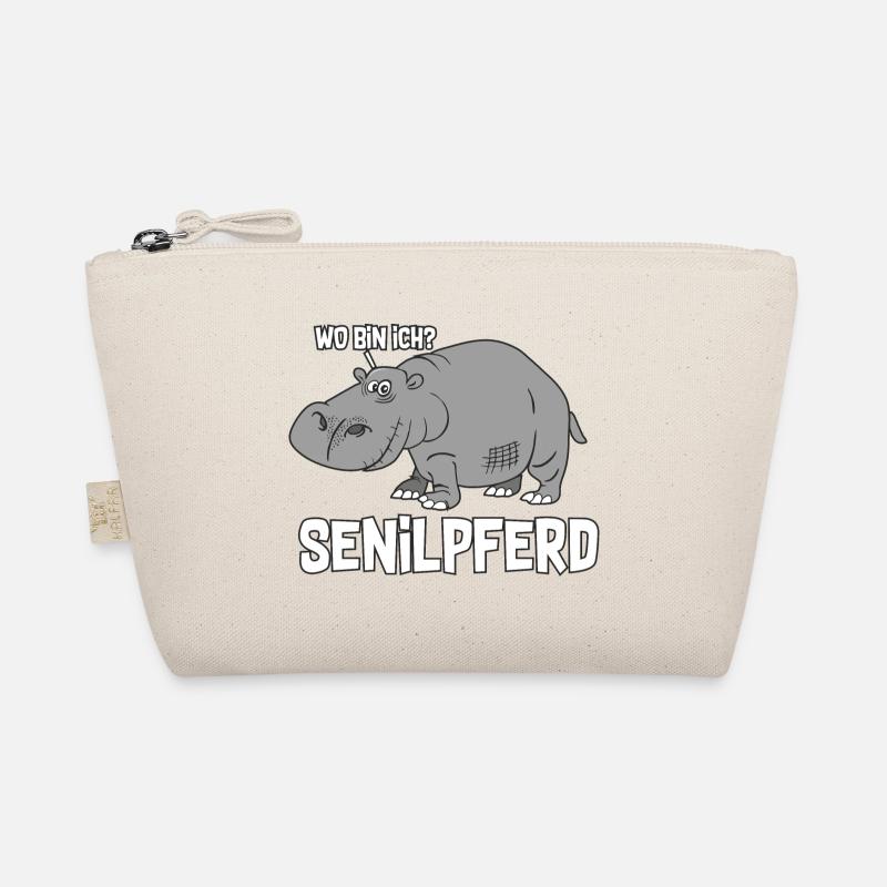 Senilpferd - Bio-Täschchen - Natur