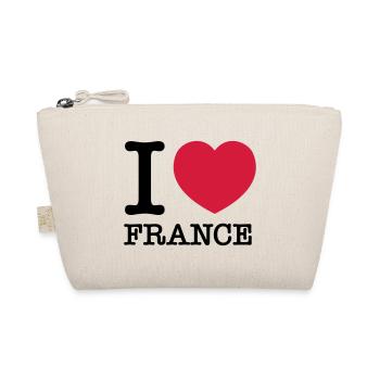 I love france - Bio-Täschchen - Natur - Vorne