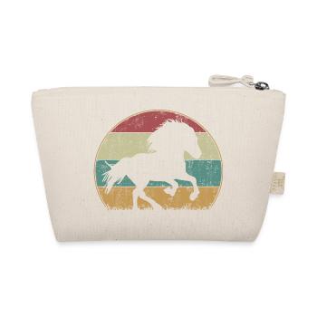 Islandpferd Tölt Retro Vintage Silhouette - Trousse biologique - nature - Dos