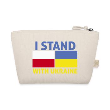 Polen Stand mit Ukrain Ich stehe mit der Ukraine - Bio-Täschchen - Natur - Hinten