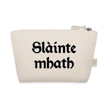 Slàinte mhath Trinkspruch Whisky Prost - Bio-Täschchen - Natur - Hinten