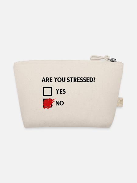 Are you stressed? - Are you stressed? - Organic Pouch - nature - Back