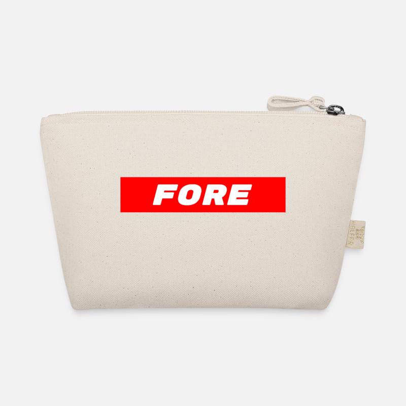 FORE Golf Attention - Golf Golfers Golfing Organic Pouch