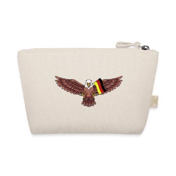 Eagle with Germany Flag Fantasy Countries Football - Organic Pouch - nature - Back