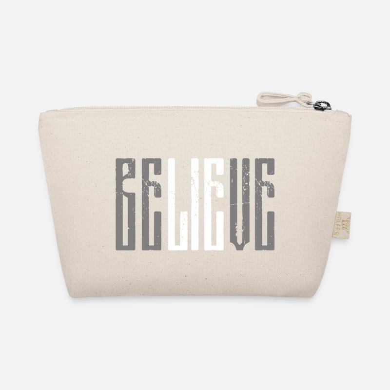 Believe Lie Sarcasm Organic Pouch