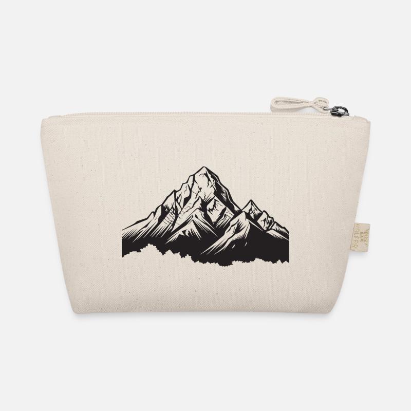 Mountains Grafik Bio-Täschchen