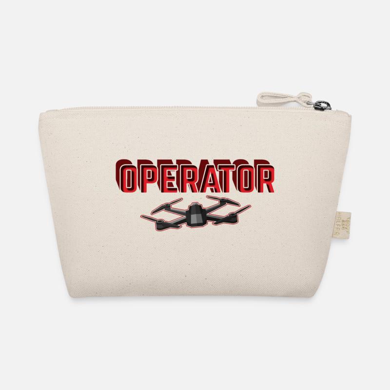 Operator Drone Pilot Drohne Drohnen Geschenk - Bio-Täschchen - Natur