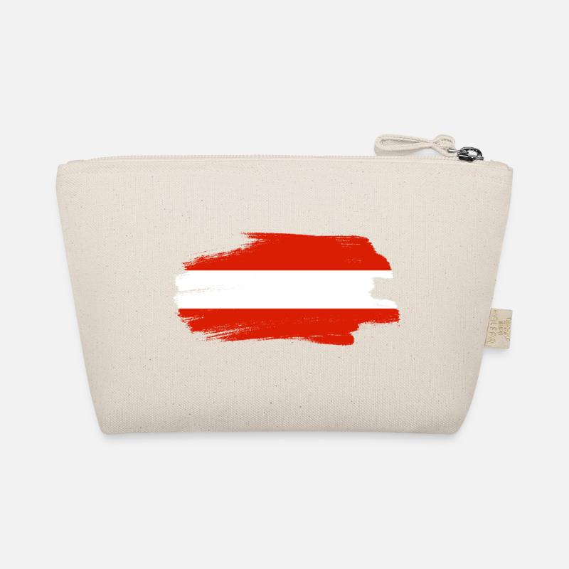 Austria Flag Austria Austrian Flag AT Organic Pouch