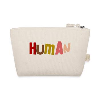 Human Justice Against Racism Human - Organic Pouch - nature - Back