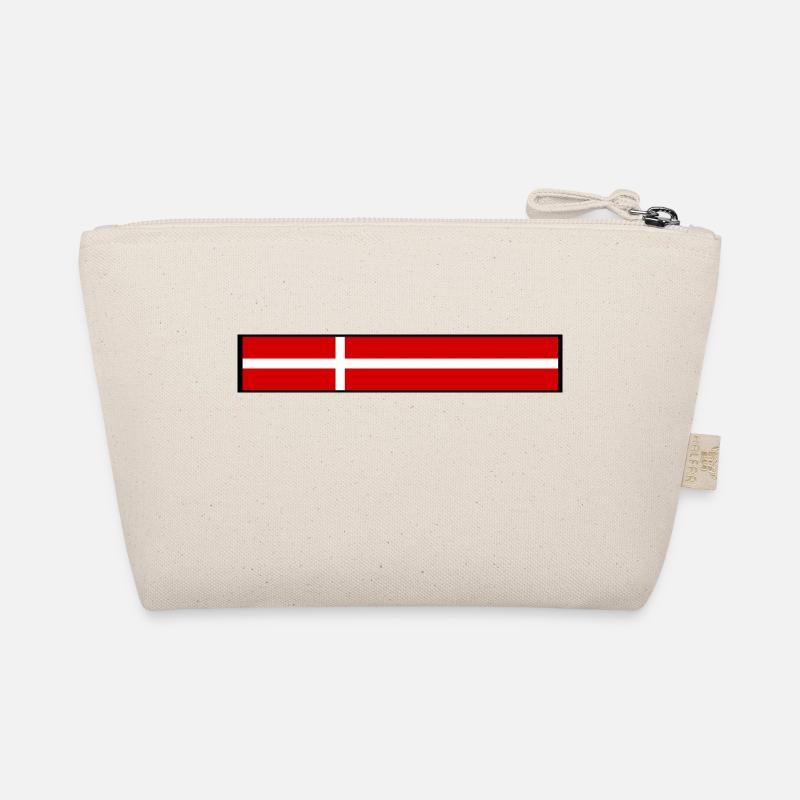 Drapeau du Danemark - Trousse biologique - nature