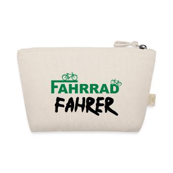 Fahrradfahrer - Bio-Täschchen - Natur - Hinten
