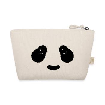 KEIKO Panda BW bébé ours noir et blanc coloré Aisa - Trousse biologique - nature - Dos