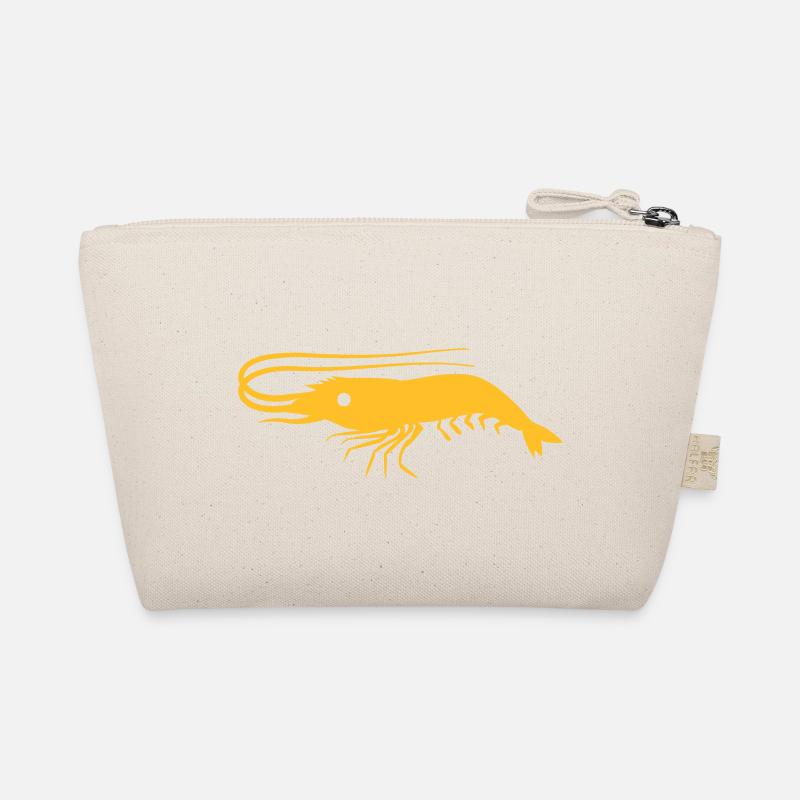 single shrimp prawn with antennae Organic Pouch