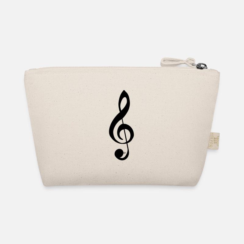 Treble clef Organic Pouch