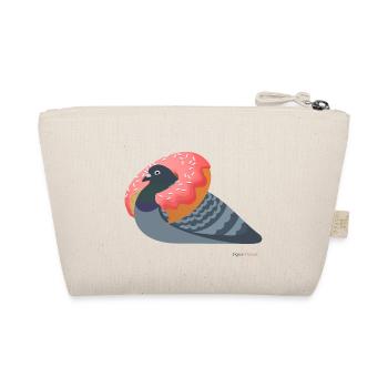 Dove Loves Donuts - But Only as Jewelry - Organic Pouch - nature - Back