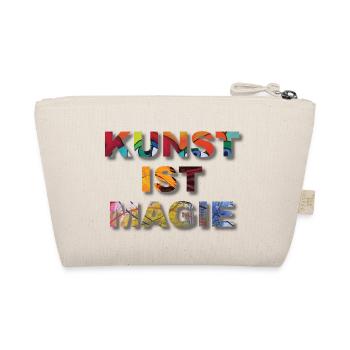 Kunst ist Magie - Bio-Täschchen - Natur - Hinten