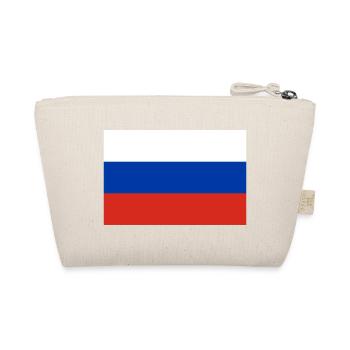 Russia Russian Flag Flag - Organic Pouch - nature - Back